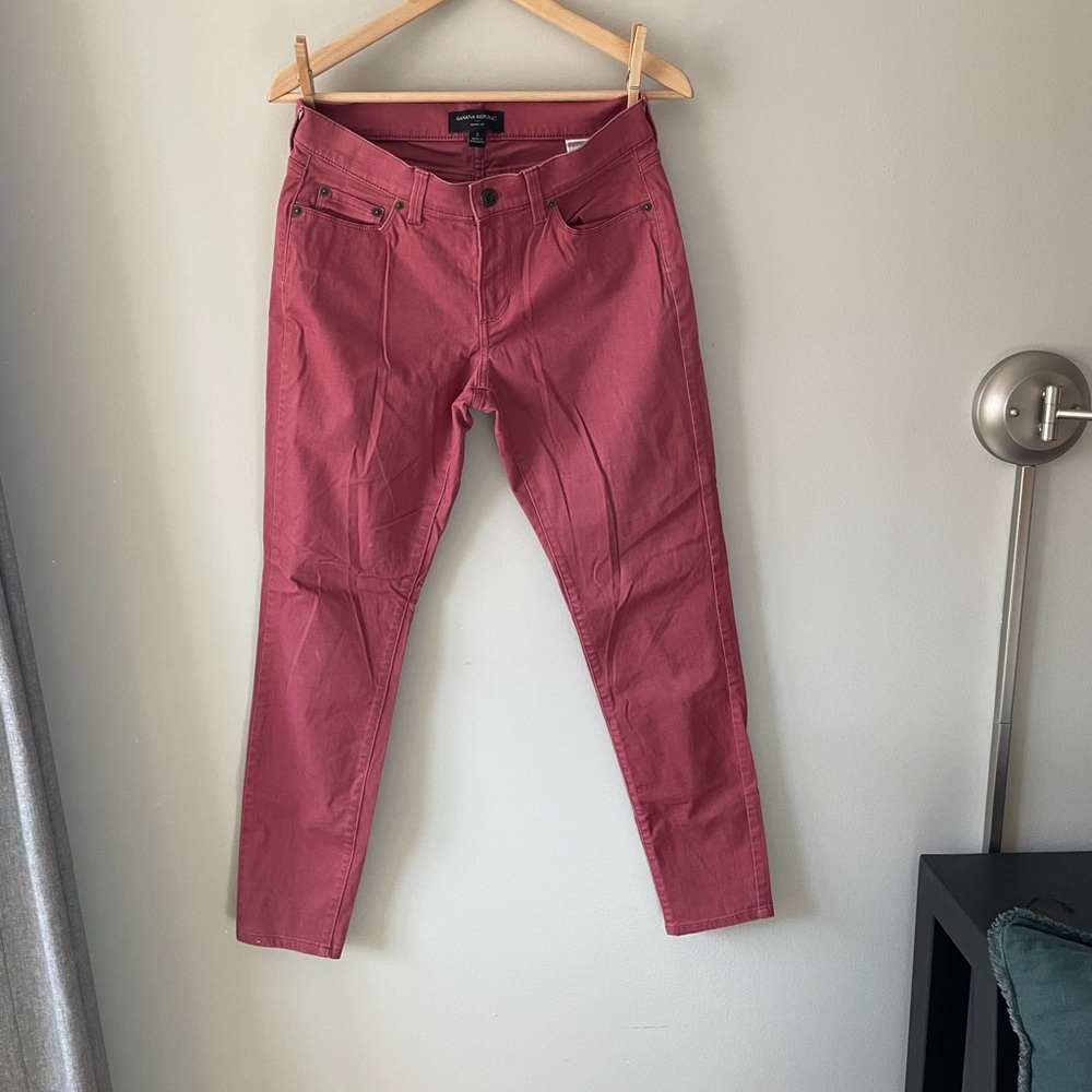 Banana Republic skinny fit rouge jean pants - sz 2